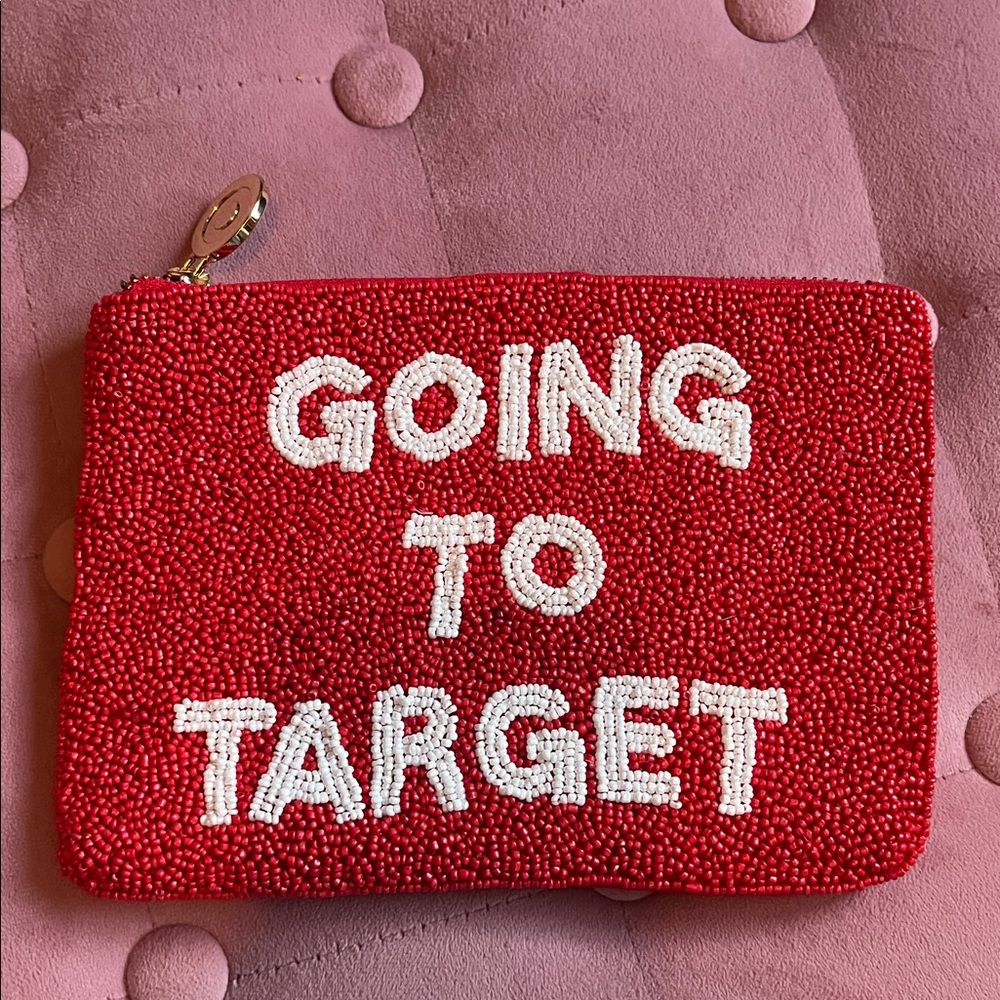 kate spade X Target beaded clutch